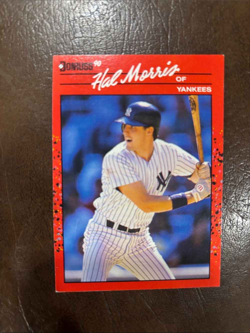 1990 Donruss Hal Morris Yankees MVP Card #514